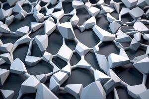 Voronoi Blocks Pattern Texture Background photo