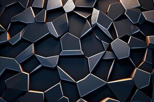 Voronoi Blocks Pattern Texture Background photo