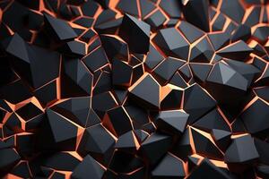 Voronoi Blocks Pattern Texture Background photo