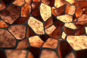 Voronoi Blocks Pattern Texture Background photo