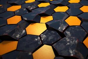 Voronoi Blocks Pattern Texture Background photo