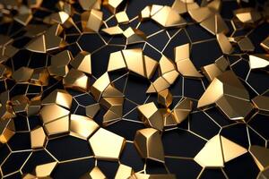 Voronoi Blocks Pattern Texture Background photo