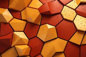 Voronoi Blocks Pattern Texture Background Generative AI photo