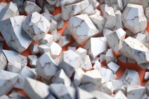 Voronoi Blocks Pattern Texture Background photo