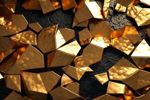 Voronoi Blocks Pattern Texture Background photo