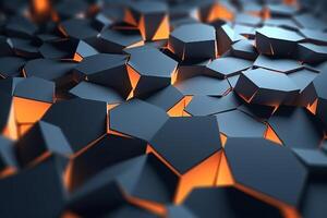 Voronoi Blocks Pattern Texture Background photo