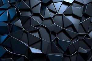 Voronoi Blocks Pattern Texture Background photo