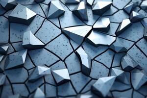 Voronoi Blocks Pattern Texture Background photo