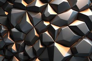 Voronoi Blocks Pattern Texture Background photo