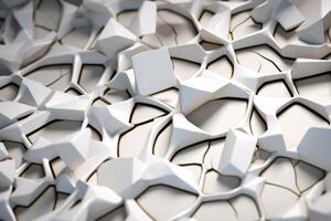 Voronoi Blocks Pattern Texture Background photo