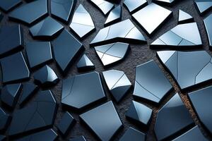 Voronoi Blocks Pattern Texture Background photo