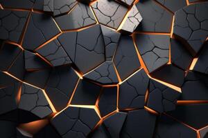 Voronoi Blocks Pattern Texture Background photo