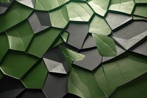 Voronoi Blocks Pattern Texture Background photo