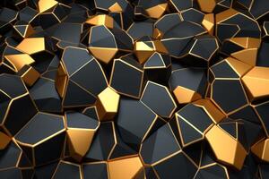 Voronoi Blocks Pattern Texture Background photo