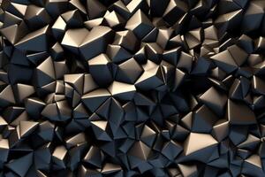 Voronoi Blocks Pattern Texture Background Generative AI photo