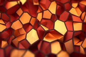 voronoi bloques modelo textura antecedentes generativo ai foto