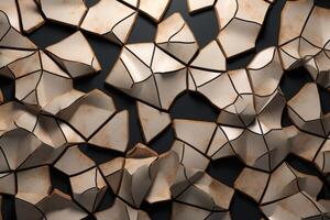 Voronoi Blocks Pattern Texture Background photo
