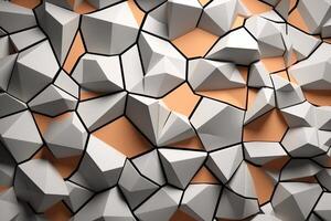 Voronoi Blocks Pattern Texture Background photo