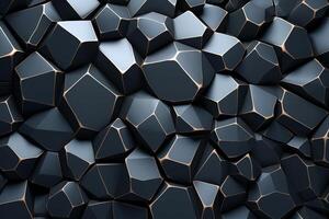 Voronoi Blocks Pattern Texture Background photo