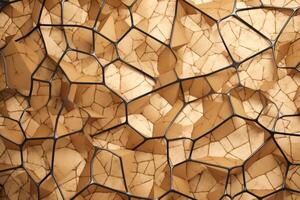 Voronoi Blocks Pattern Texture Background photo