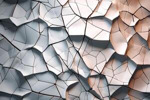 Voronoi Blocks Pattern Texture Background photo