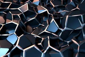 Voronoi Blocks Pattern Texture Background photo