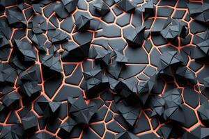 Voronoi Blocks Pattern Texture Background photo