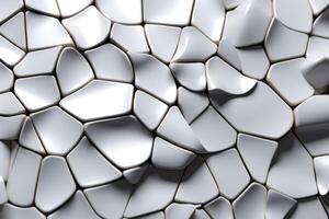 voronoi bloques modelo textura antecedentes generativo ai foto