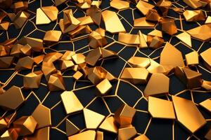 Voronoi Blocks Pattern Texture Background photo