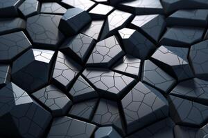 Voronoi Blocks Pattern Texture Background photo