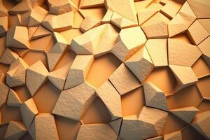 Voronoi Blocks Pattern Texture Background photo