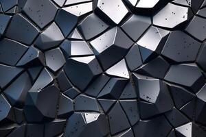 Voronoi Blocks Pattern Texture Background photo