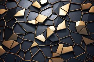 Voronoi Blocks Pattern Texture Background photo