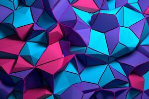 Voronoi Blocks Pattern Texture Background photo