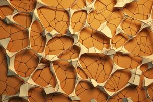 Voronoi Blocks Pattern Texture Background photo