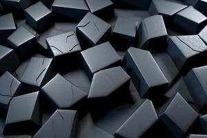 Voronoi Blocks Pattern Texture Background photo