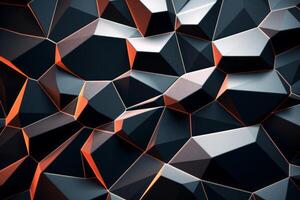 Voronoi Blocks Pattern Texture Background photo