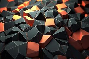 Voronoi Blocks Pattern Texture Background photo