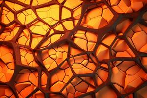 Voronoi Blocks Pattern Texture Background Generative AI photo