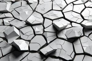 Voronoi Blocks Pattern Texture Background photo
