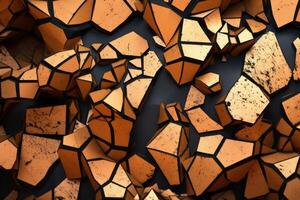 Voronoi Blocks Pattern Texture Background photo