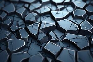 Voronoi Blocks Pattern Texture Background photo