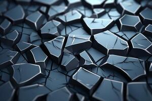 voronoi bloques modelo textura antecedentes generativo ai foto