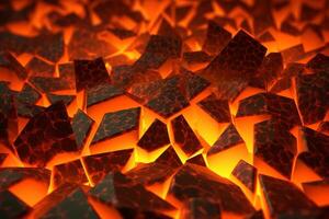 Voronoi Blocks Pattern Texture Background photo