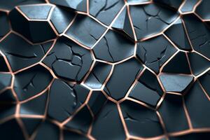 Voronoi Blocks Pattern Texture Background photo