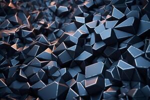 Voronoi Blocks Pattern Texture Background photo