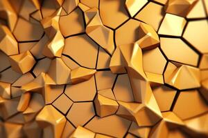 Voronoi Blocks Pattern Texture Background photo