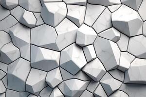 Voronoi Blocks Pattern Texture Background photo