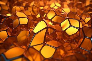 Voronoi Blocks Pattern Texture Background photo