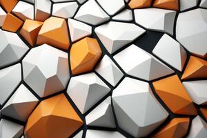 Voronoi Blocks Pattern Texture Background photo